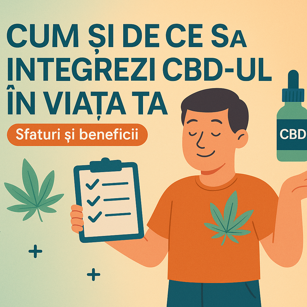 Cum și de ce să integrezi CBD-ul în viața ta