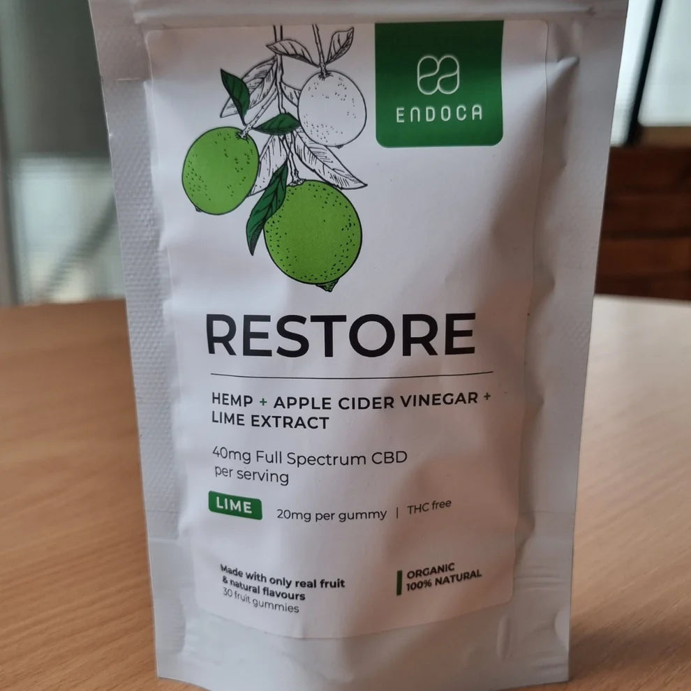 Jeleuri CBD Endoca – Restore (1200mg CBD / borcan)