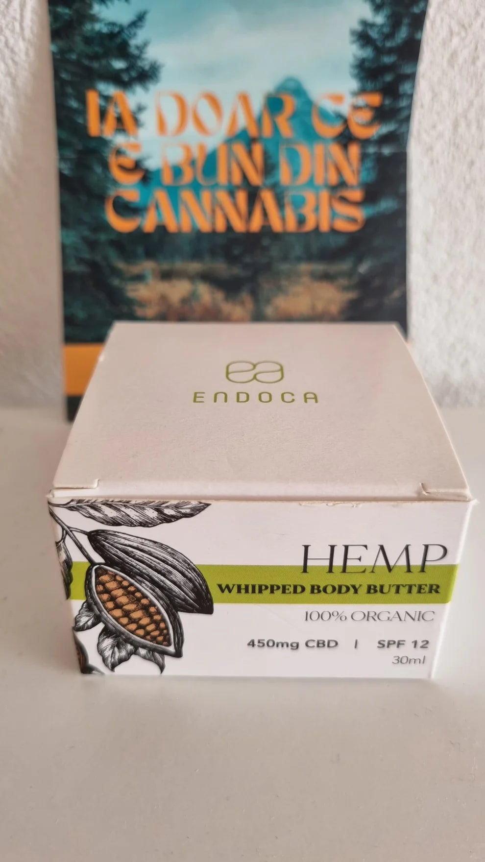 ENDOCA Crema cu CBD pentru corp 30ml.