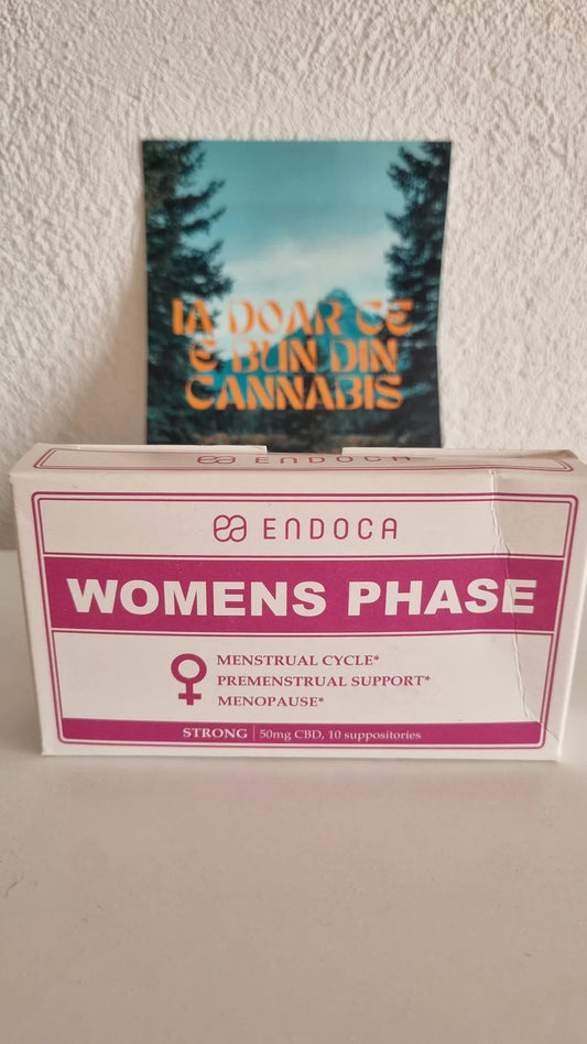 ENDOCA Supozitoare CBD pentru femei 500mg