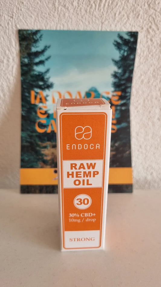 ENDOCA Ulei CBD Full Spectrum 30% Presat la Rece 10ml