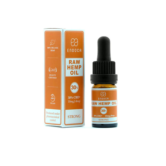 ENDOCA Ulei CBD Full Spectrum 30% Presat la Rece 10ml