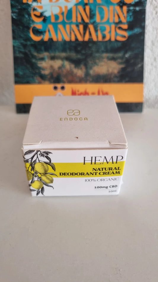ENDOCA Deodorant cu CBD și Lime 10ml.